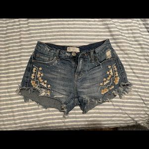 Free people shorts size 24 gently worn